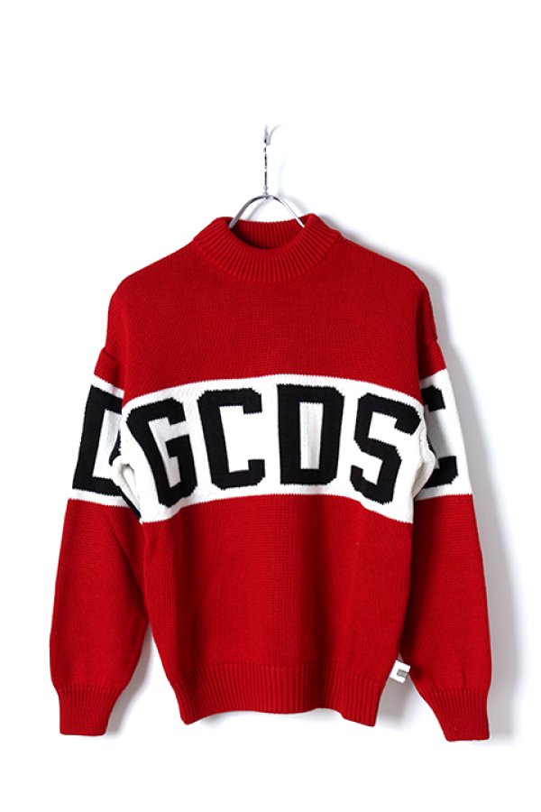 画像1: GCDS ジーシーディーエス LOGO SWEATER{-AHA} (1)