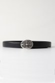 画像1: {SOLD}★海外買付 新品 インボイス付 CHROME HEARTS クロムハーツ クラシックオーバルクロスバックルベルト1.5{-BES} (1)