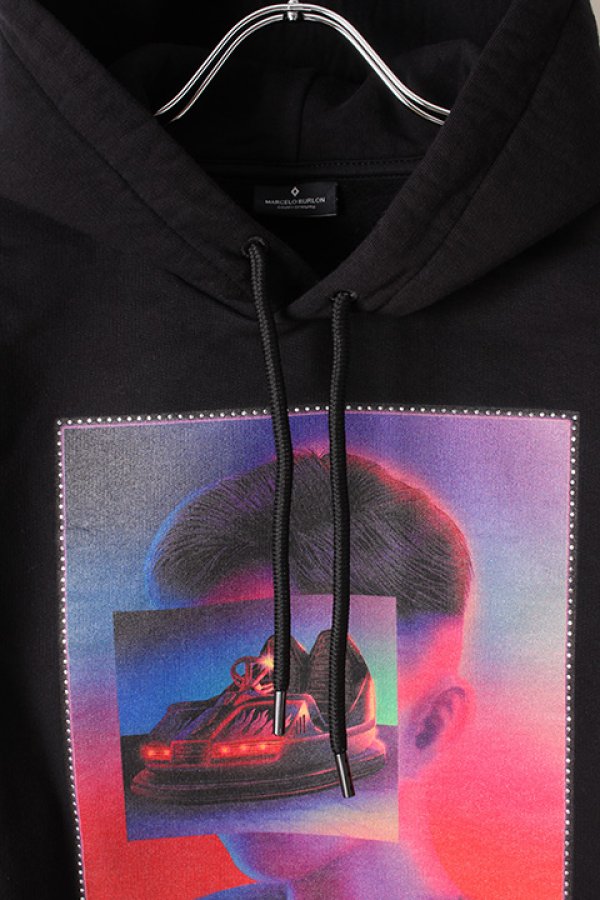 50%OFFセール｜81,400円→40,700円】 MARCELO BURLON マルセロ ブロン BUMPER CAR HOODIE{-AIA}  - underbar