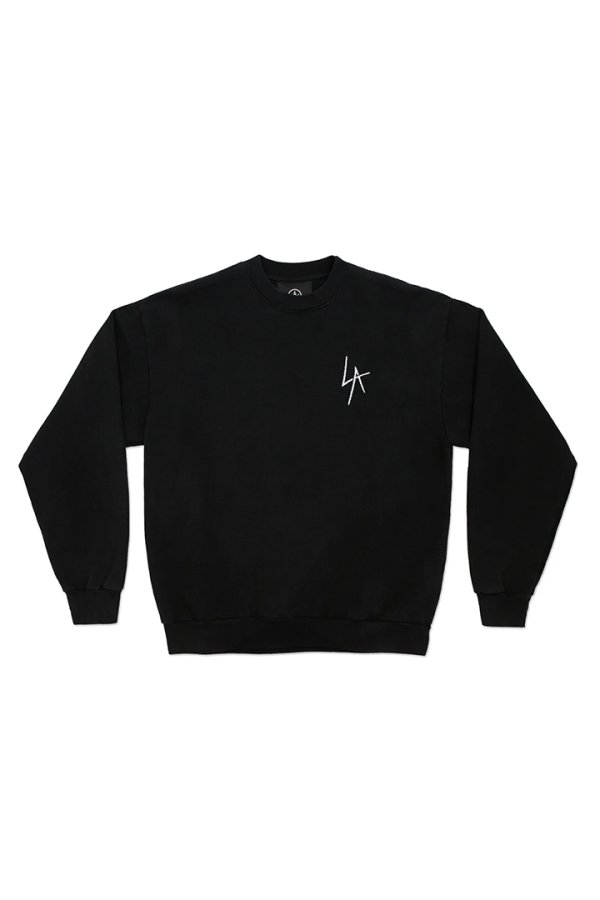 画像1: LOCAL AUTHORITY ローカルオーソリティ LA SLASH CREW NECK FLEECE{-BDA} (1)