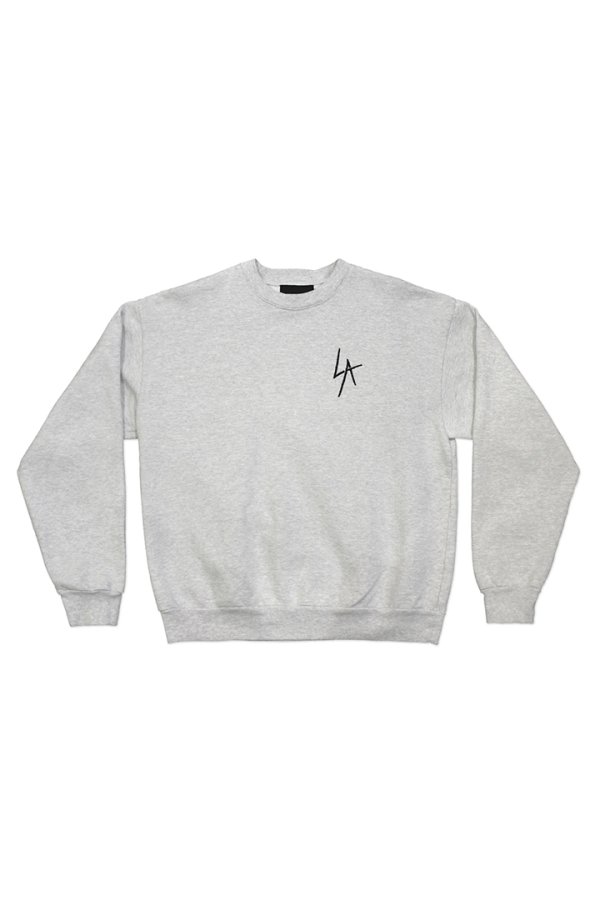 画像1: LOCAL AUTHORITY ローカルオーソリティ LA SLASH CREW NECK FLEECE{-BDA} (1)