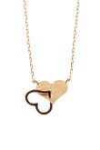 画像1: {SOLD}Enasoluna エナソルーナ You & Me necklace（Heart）{-ADA} (1)