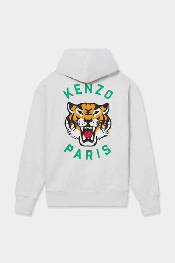 画像1: KENZO ケンゾー Lucky Tiger' エンブロイダリー オーバーサイズ フーディー ユニセックス{-BDA} (1)