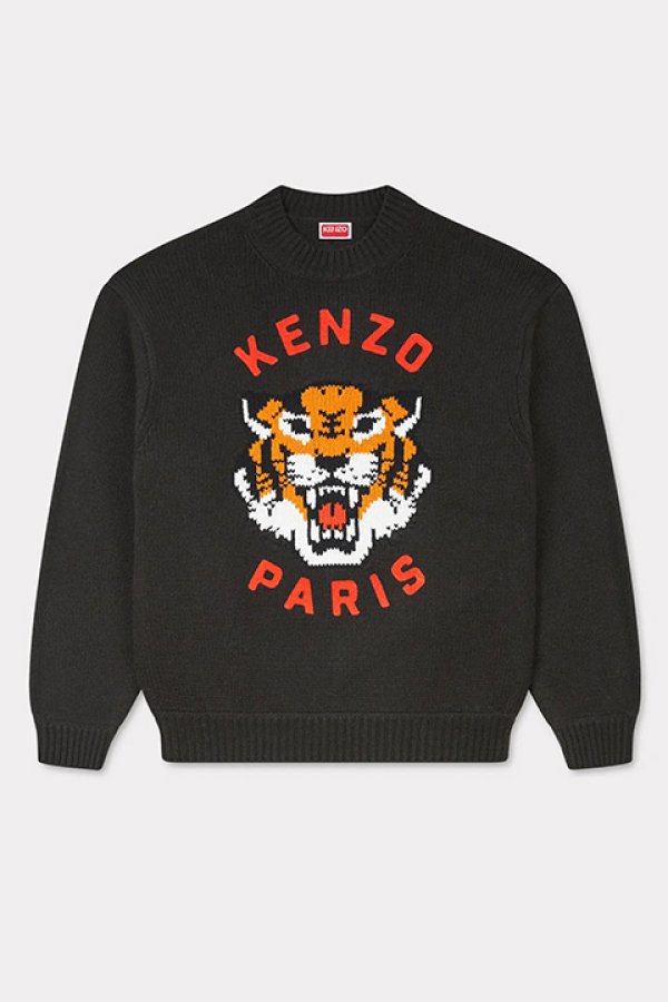 画像1: KENZO ケンゾー Lucky Tiger' エンブロイダリー ジャンパー{-BDA} (1)