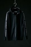 画像2: {SOLD}1piu1uguale3 ウノピゥウノウグァーレトレ 113 SPORT RUBBER LINE ZIP UP HOODIE{-BAA} (2)