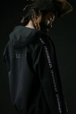 画像4: {SOLD}1piu1uguale3 ウノピゥウノウグァーレトレ 113 SPORT RUBBER LINE ZIP UP HOODIE{-BAA} (4)