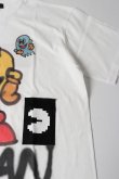 画像3: guernika ゲルニカ 【guernika×パックマン】PAC-MAN Paint T shirt / PAC-MAN{-BES} (3)