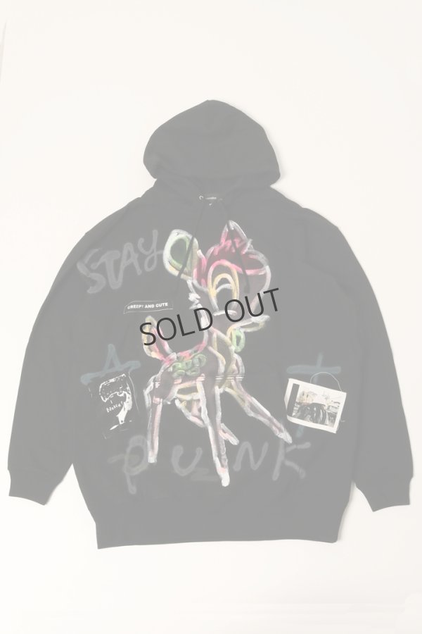 画像1: {SOLD}guernika ゲルニカ Paint Hoodie{-BDA} (1)