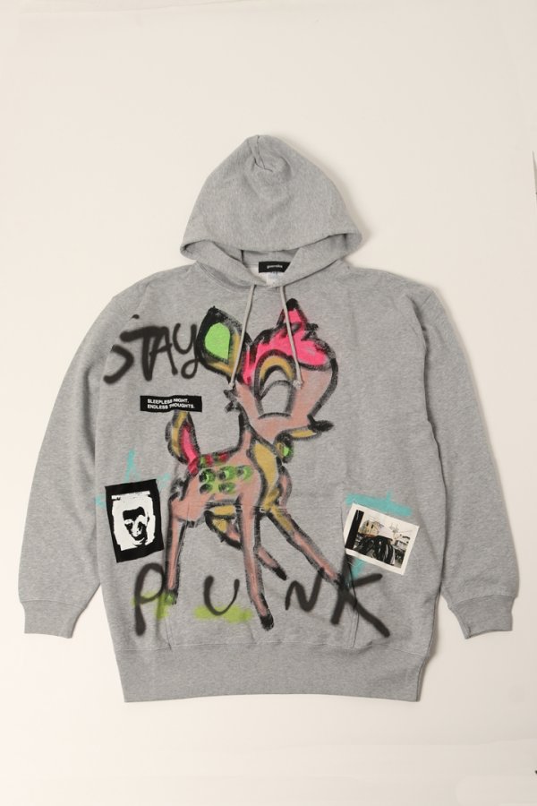 画像1: guernika ゲルニカ Paint Hoodie{-BDA} (1)