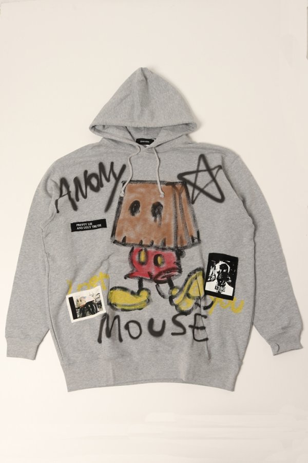 画像1: guernika ゲルニカ Paint Hoodie{-BDA} (1)