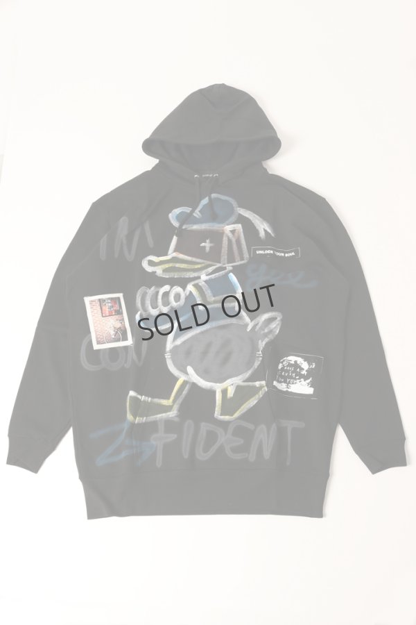 画像1: {SOLD}guernika ゲルニカ Paint Hoodie{-BDA} (1)