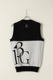 画像6: 【 40%OFF セール｜44,000円→26,400円】 1PIU1UGUALE3 GOLF ウノピゥウノウグァーレトレ ゴルフ KNIT VEST{GRK023-PCT025-99/10-BBS} (6)