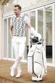 画像2: 【 40%OFF セール｜49,500円→29,700円】 1PIU1UGUALE3 GOLF ウノピゥウノウグァーレトレ ゴルフ KNIT VEST 113G FULL LOGO {-BBA} (2)