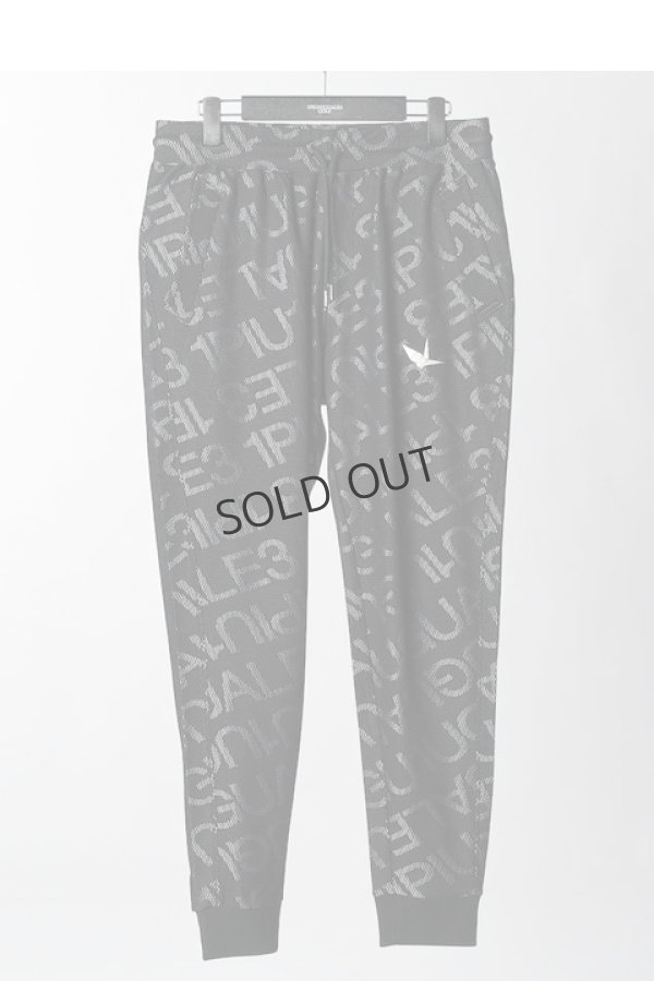 画像1: {SOLD}1PIU1UGUALE3 GOLF ウノピゥウノウグァーレトレ ゴルフ JERSEY PANTS DIAGONAL LOGO{GRP091-POE403-99/10-BCS} (1)