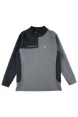 画像6: 1PIU1UGUALE3 GOLF ウノピゥウノウグァーレトレ ゴルフ L/S MOCK NECK RAGLAN{-BDA} (6)