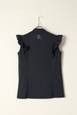 画像6: {SOLD}1PIU1UGUALE3 GOLF ウノピゥウノウグァーレトレ ゴルフ（レディース） MOCK NECK SHOULDER FRILL{GST081-POE346-99-BBS} (6)