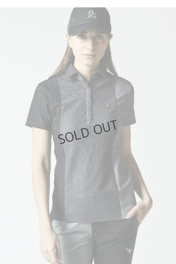 画像1: {SOLD}1PIU1UGUALE3 GOLF ウノピゥウノウグァーレトレ ゴルフ（レディース） S/S POLO W STRIPE SWITCH{-BCS} (1)