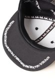 画像5: {SOLD}Haculla ハキュラ BRUSH STROKE SNAP BACK BLACK{-AIA} (5)