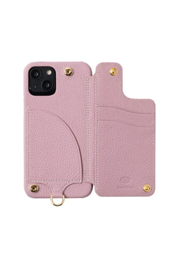 DEMIU デミュウ(Demiurvo) POCHE FLAT/iPhone13/ライラック{-BCS