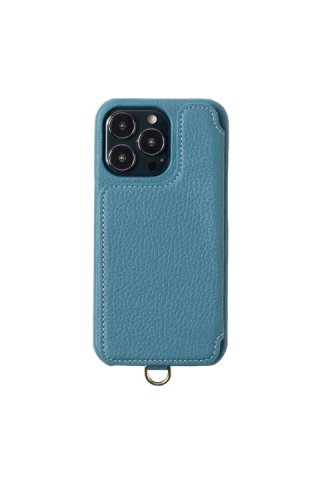 DEMIU デミュウ(Demiurvo) POCHE FLAT/iPhone13Pro/ダックブルー{-BCS