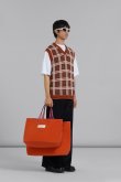 画像4: MARNI マルニ ロゴ入りオーガニックコットン Tシャツ(ボクシーフィット){HUMU0223P1USCS87LOW01-BDS} (4)