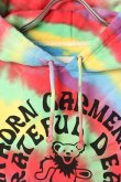 画像2: {SOLD}HORN GARMENT ホーンガーメント Dead Bear "Tie Die" Hoodie{-BBA} (2)