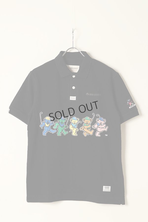 画像1: {SOLD}HORN GARMENT ホーンガーメント Swing Bears Polo{HVM-2C-AP34-BLK-BBA} (1)