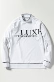 画像5: LUXEAKMPLUS リュクスエイケイエムプラス ゴルフ フロントロゴモックネックロングTシャツ{-BDA} (5)