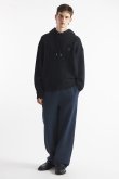 画像4: MAISON KITSUNE メゾンキツネ ボールド フォックスヘッド パッチ オーバーサイズ フーディ{-BDA} (4)