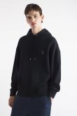 画像5: MAISON KITSUNE メゾンキツネ ボールド フォックスヘッド パッチ オーバーサイズ フーディ{-BDA} (5)