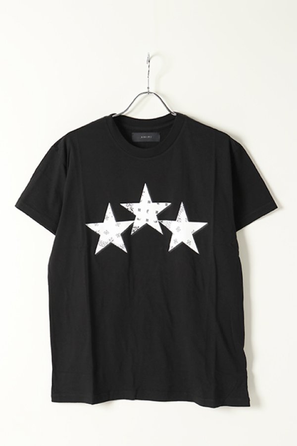 画像1: AMIRI アミリ BANDANA STARS TEE{-BAS} (1)