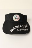 画像2: {SOLD}MARK & LONA マークアンドロナ Ripple Ribbon Visor | WOMEN（レディース）{-BCA} (2)