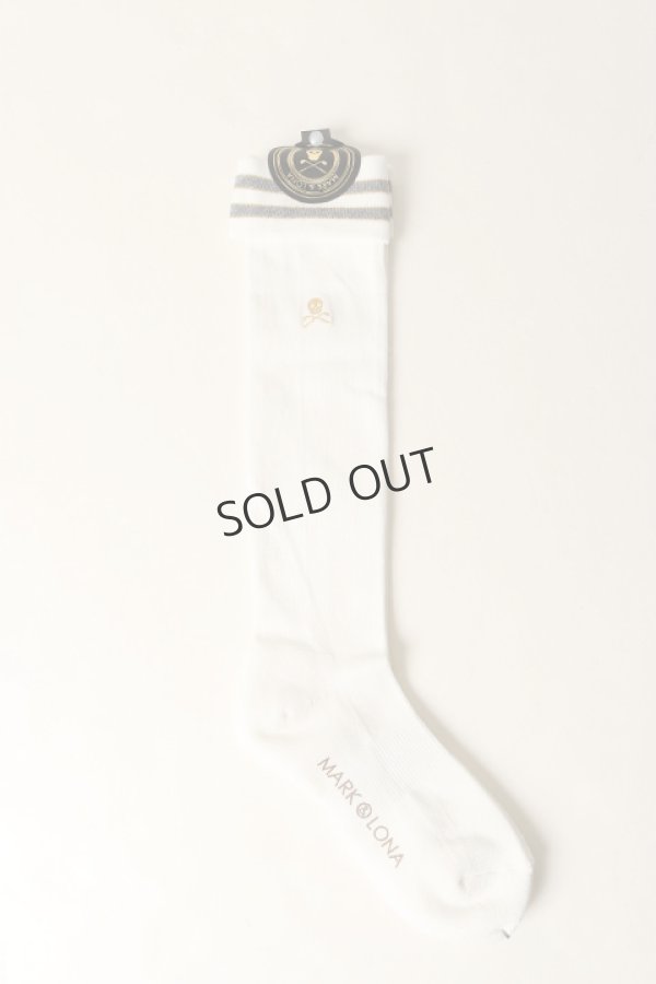 画像1: {SOLD}MARK & LONA マークアンドロナ Stable Knee High Sox | WOMEN{MLF-0A-FS44-WHT-BAA} (1)