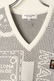 画像2: {SOLD}MARK & LONA マークアンドロナ Pave Mesh Vee Knit | MEN{-BDS} (2)