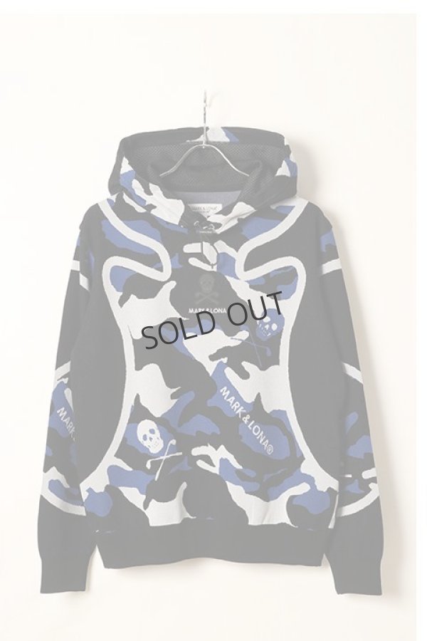 画像1: {SOLD}MARK & LONA マークアンドロナ Matrix Camo Knit Hoodie | MEN{-BDS} (1)