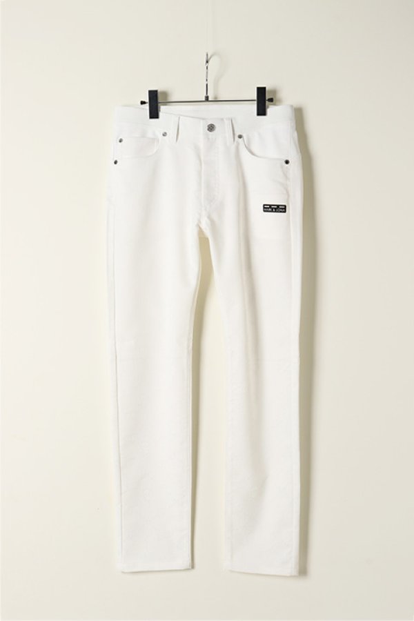 画像1: 【 20%OFF セール｜37,400円→29,920円】 MARK & LONA マークアンドロナ Ruler High Stretch Pants | MEN{MLM-2A-AT02-WHT-BBS} (1)