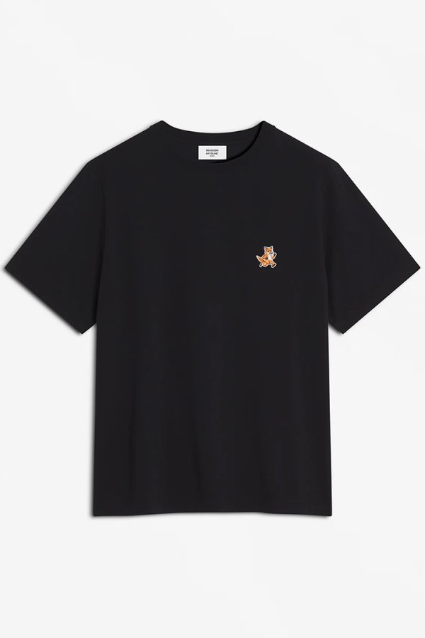 画像1: MAISON KITSUNE メゾンキツネ スピーディ フォックス パッチ コンフォート Tシャツ{-BES} (1)