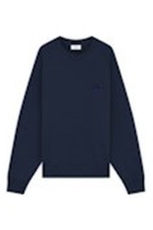 画像1: MAISON KITSUNE メゾンキツネ ボールド フォックスヘッド パッチ オーバーサイズ スウェットシャツ{-BDA} (1)