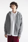 画像4: MAISON KITSUNE メゾンキツネ ボールド フォックスヘッド パッチ コンフォート ジップ パーカー{-BDA} (4)