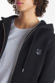 画像5: MAISON KITSUNE メゾンキツネ ボールド フォックスヘッド パッチ コンフォート ジップ パーカー{-BDA} (5)