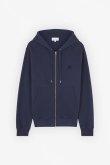 画像1: MAISON KITSUNE メゾンキツネ ボールド フォックスヘッド パッチ コンフォート ジップ パーカー{-BDA} (1)