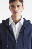 画像5: MAISON KITSUNE メゾンキツネ ボールド フォックスヘッド パッチ コンフォート ジップ パーカー{-BDA} (5)