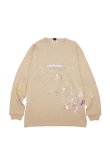 画像1: 【 20%OFF セール｜25,300円→20,240円】 mindseeker マインドシーカー HAND PAINT & GRAFFITI L/S TEE{-BCS} (1)