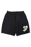 画像1: {SOLD}mindseeker マインドシーカー HEART LOGO NYLON SHORTS{-BDS} (1)