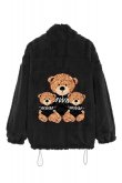 画像2: MOD WAVE MOVEMENT モッドウェイブムーブメント REVERSIBLE TEDDY COAT{-BDA} (2)