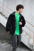 画像6: MOD WAVE MOVEMENT モッドウェイブムーブメント REVERSIBLE TEDDY COAT{-BDA} (6)