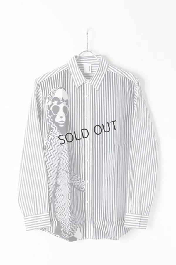 画像1: {SOLD}maxsix マックスシックス 3D Stripe shirts{-BJS} (1)