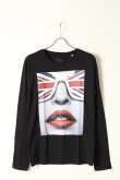 画像1: {SOLD}NO COMMENT PARIS ノーコメントパリ glamour tendance-LONDON fag L/S{NC-LTM.GLAM25-BLK-AFA} (1)