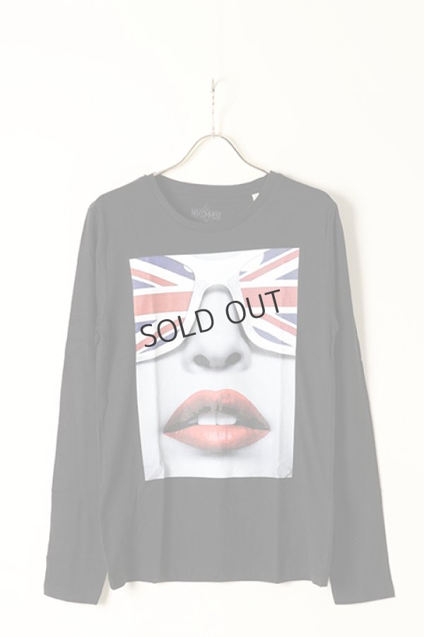 画像1: {SOLD}NO COMMENT PARIS ノーコメントパリ glamour tendance-LONDON fag L/S{NC-LTM.GLAM25-BLK-AFA} (1)