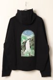 画像2: MAISON KITSUNE メゾンキツネ WATERFALL OVERSIZE HOODIE{-BDA} (2)